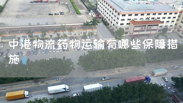 中港物流藥物運輸有哪些保障措施(圖1)