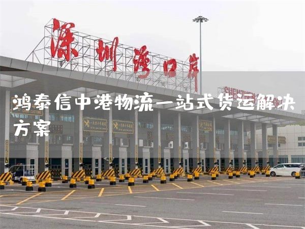 鴻泰信中港物流一站式貨運解決方案(圖1)