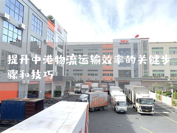 提升中港物流運輸效率的關(guān)鍵步驟和技巧(圖1)